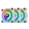 Riing Trio 12 RGB Radiator Fan White  TT Premium Edition (3-Fan Pack)