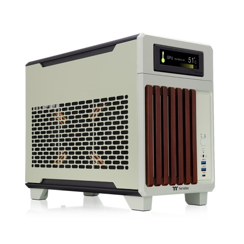 TR100 WS Matcha Green Mini Tower Chassis