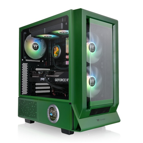 Ceres 350 MX Racing Green Mid Tower Chassis