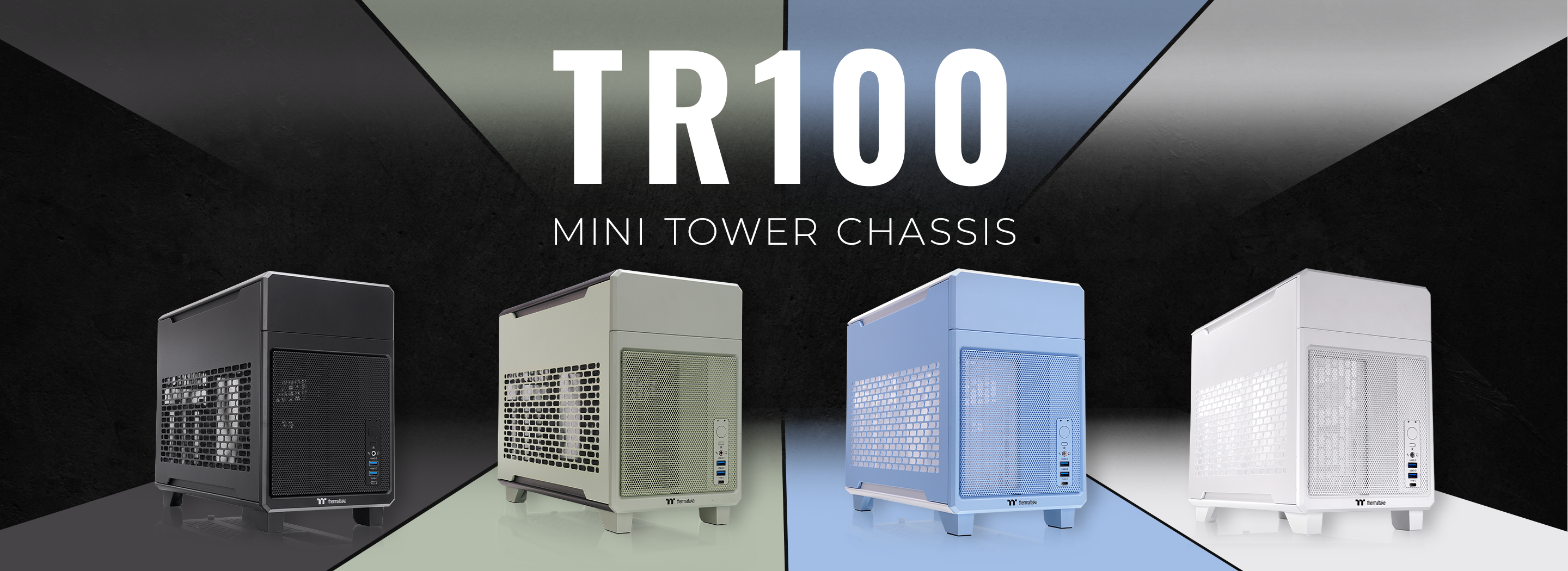 TR100 Mini Tower Chassis 4 Colors